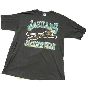 Jacksonville Jaguars Vintage 1993 Leaper Banded Logo Logo 7 Single Stitch 2X
